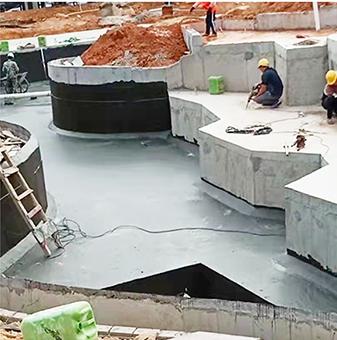 景观水池防水